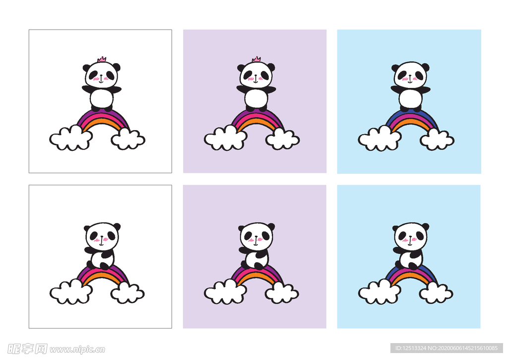 卡通熊猫