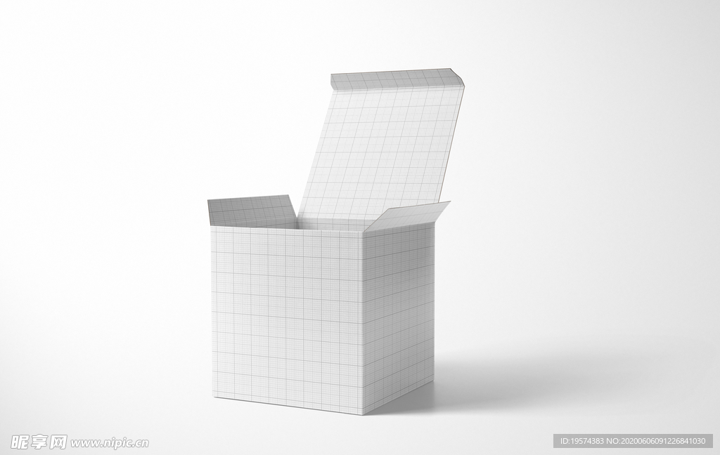 刨花板 光泽 礼品盒 模型 套