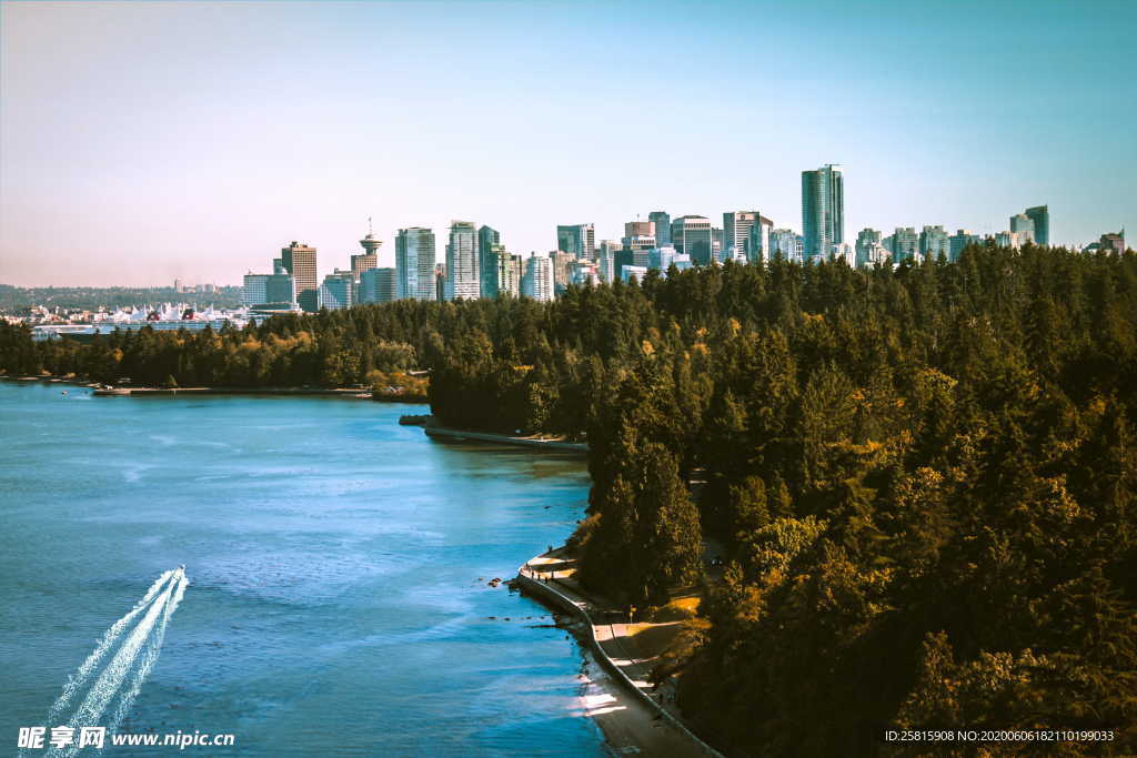 加拿大温哥华建筑风景图片