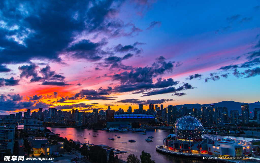 加拿大温哥华建筑风景图片