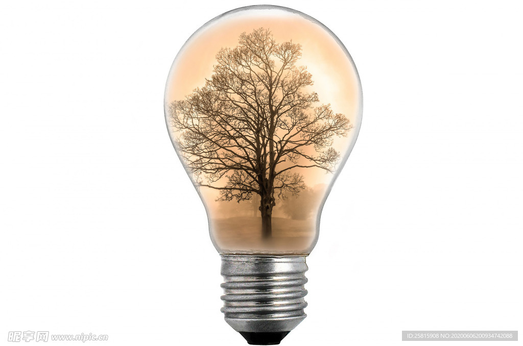 创意灯泡想法图片