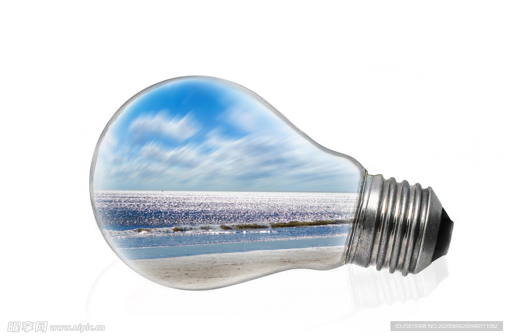创意灯泡想法图片