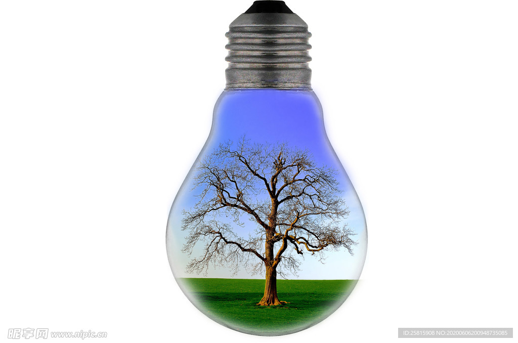 创意灯泡想法图片