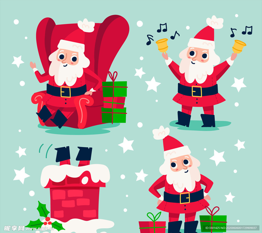 大眼睛圣诞老人