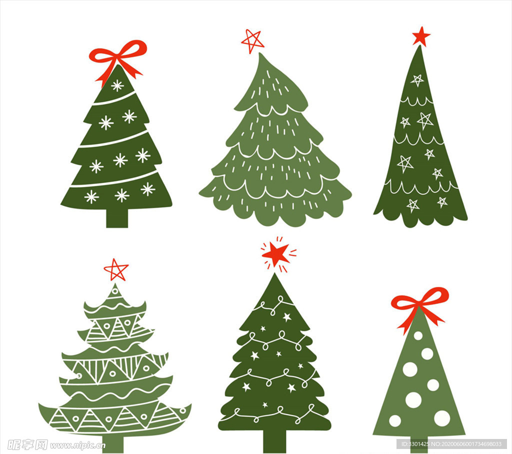 圣诞节装饰松树