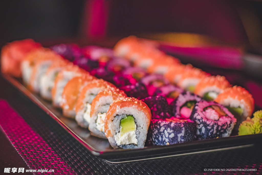 寿司料理海鲜美味图片