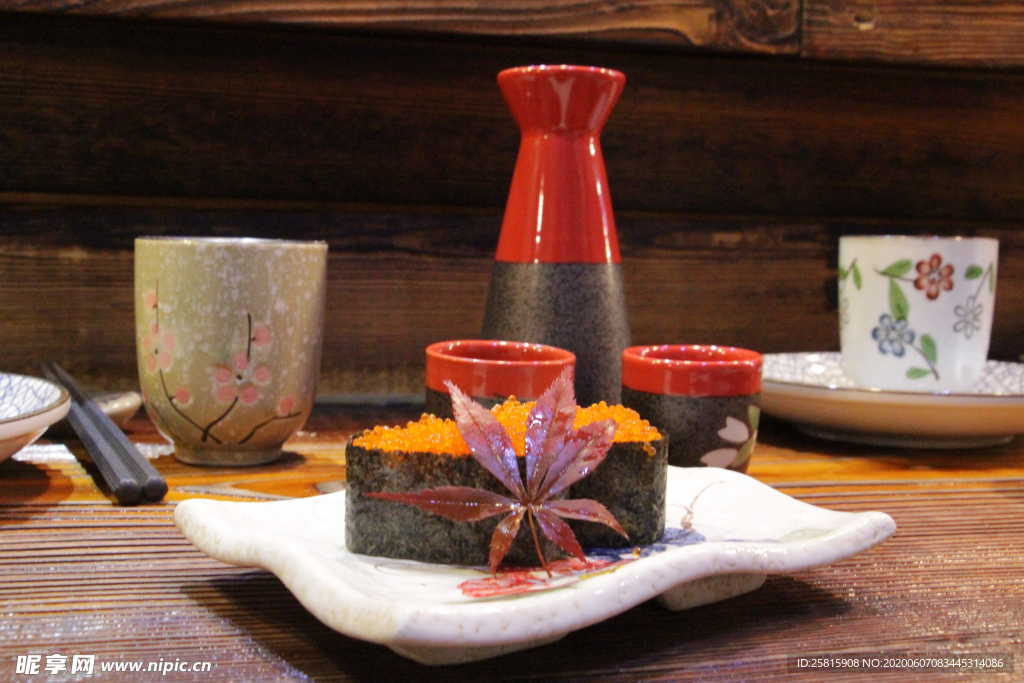 寿司料理海鲜美味图片