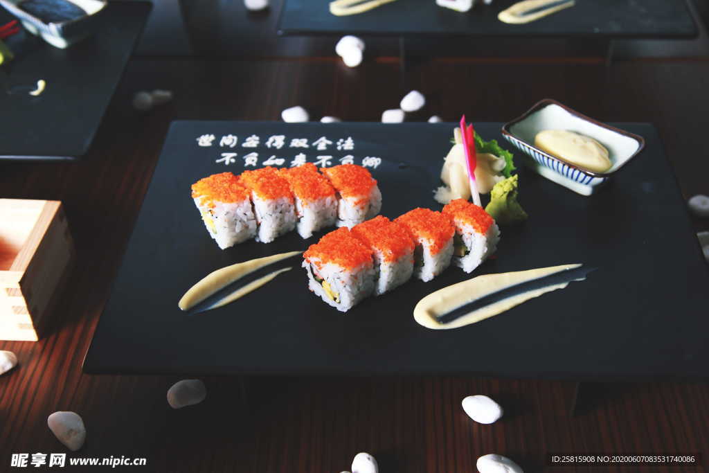 寿司料理海鲜美味图片