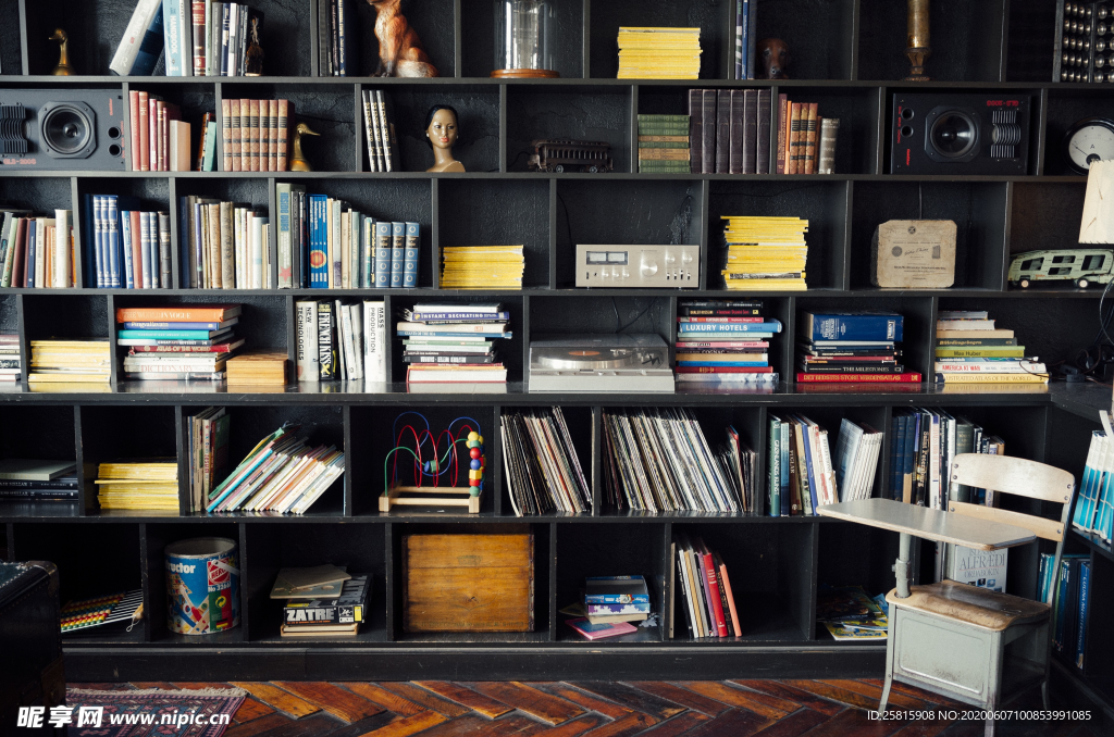 书本书架书柜图片