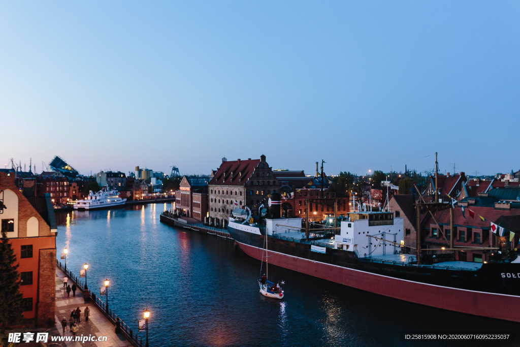 波兰格但斯克建筑风景图片