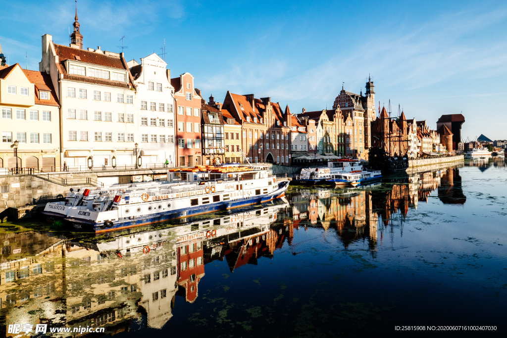 波兰格但斯克建筑风景图片