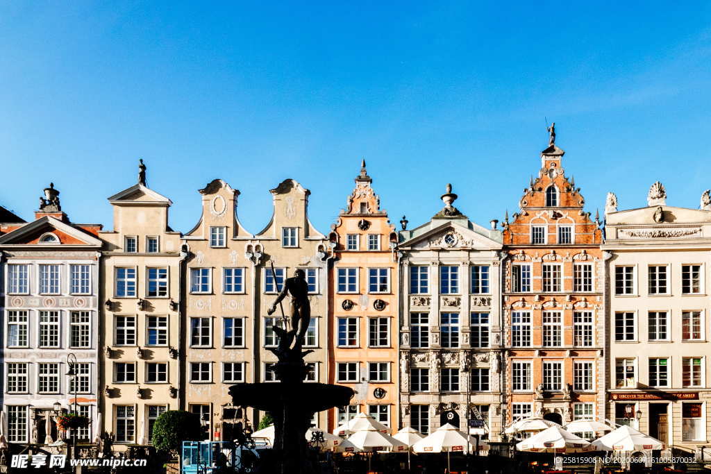 波兰格但斯克建筑风景图片