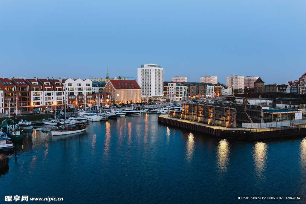 波兰格但斯克建筑风景图片