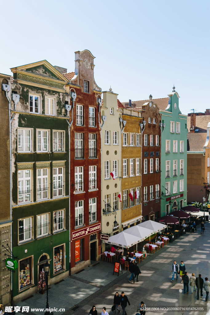 波兰格但斯克建筑风景图片