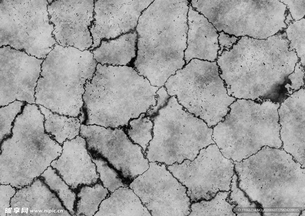 土地裂痕背景