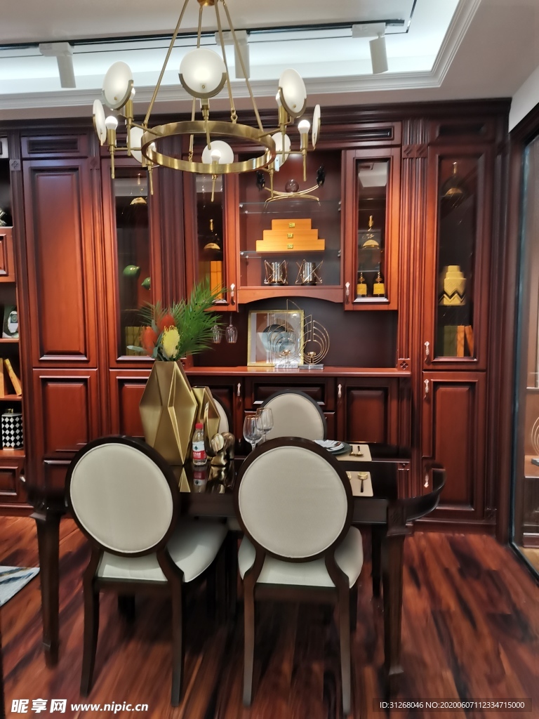 新中式客厅 美式客餐厅