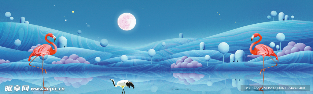 中国风插画海报