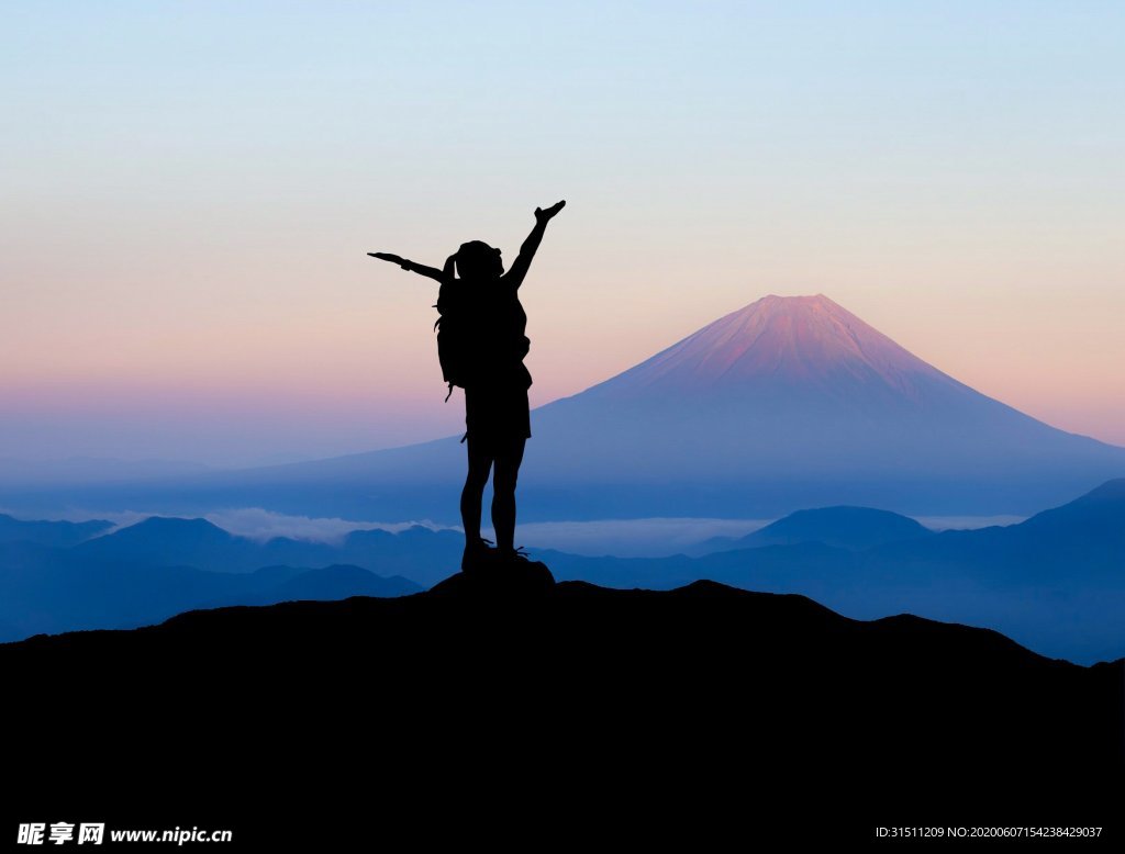登高望远励志高清图