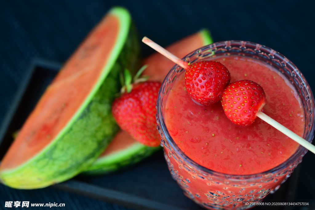 奶昔水果奶昔美味图片