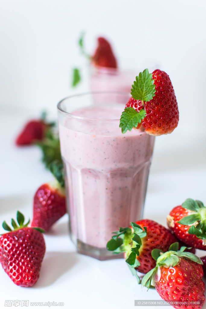 奶昔水果奶昔美味图片