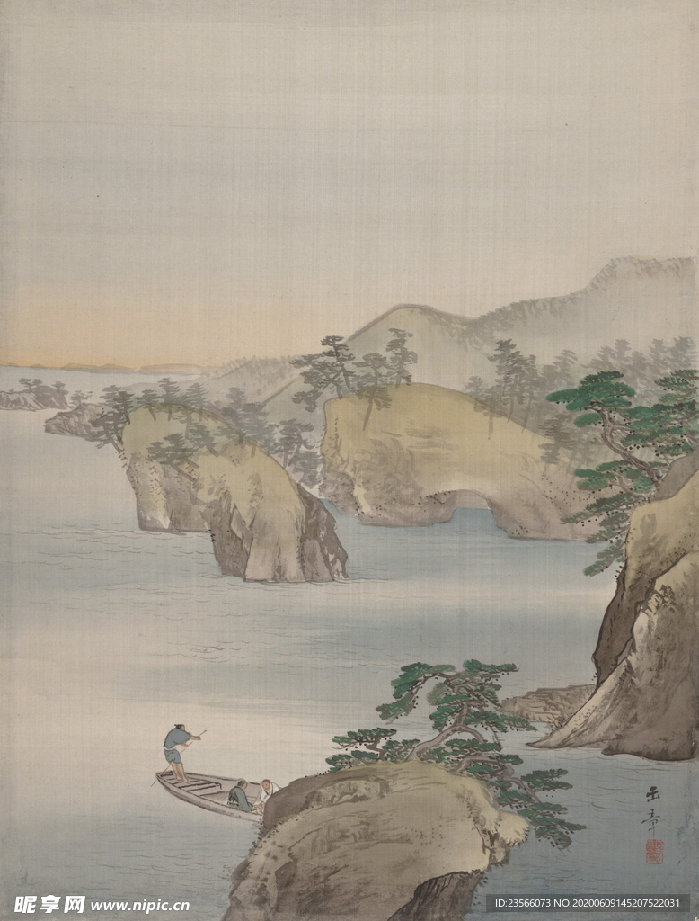 中国风水墨山水画