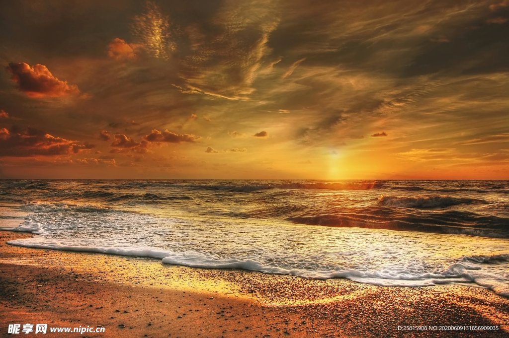 浪花海浪波涛波浪图片