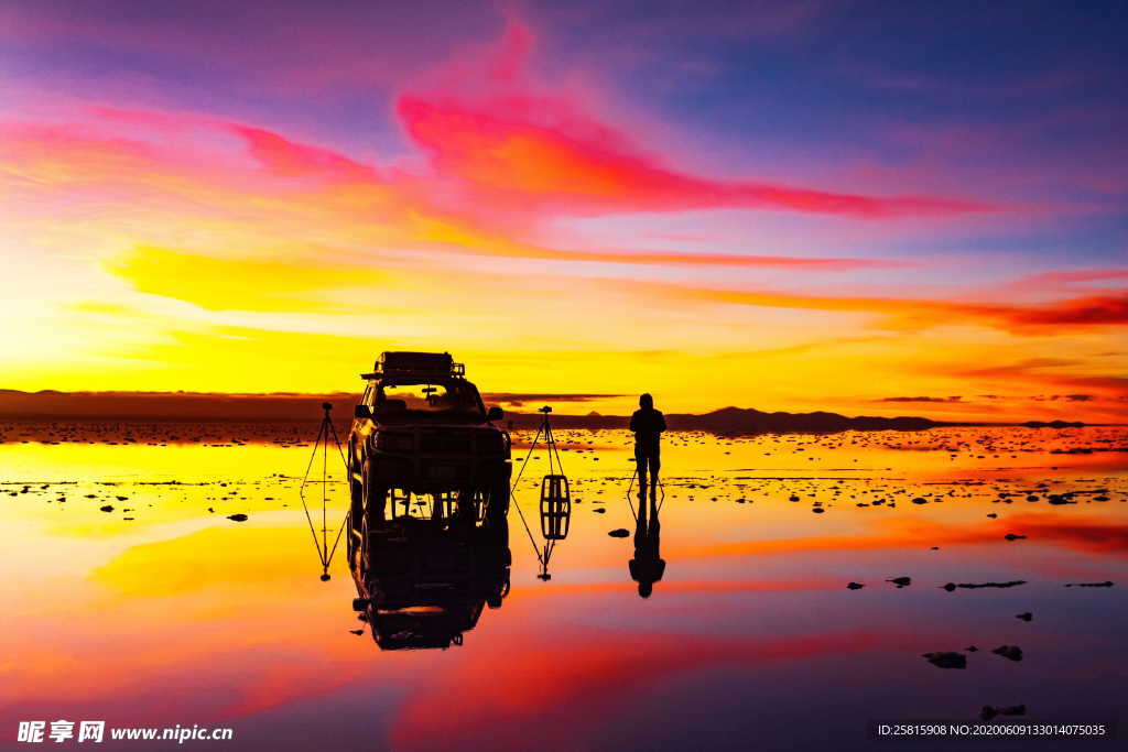 盐湖盐沼盐池盐块风景图片