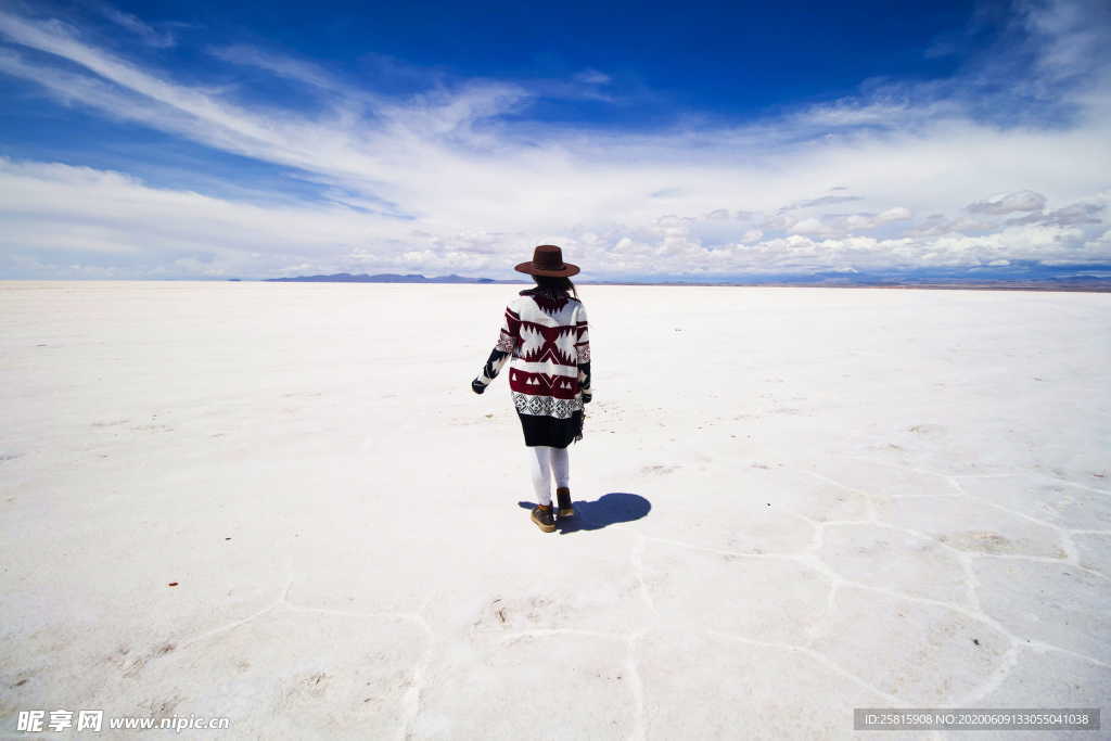 盐湖盐沼盐池盐块风景图片