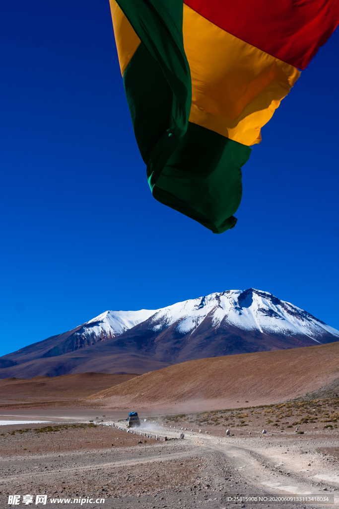 盐湖盐沼盐池盐块风景图片