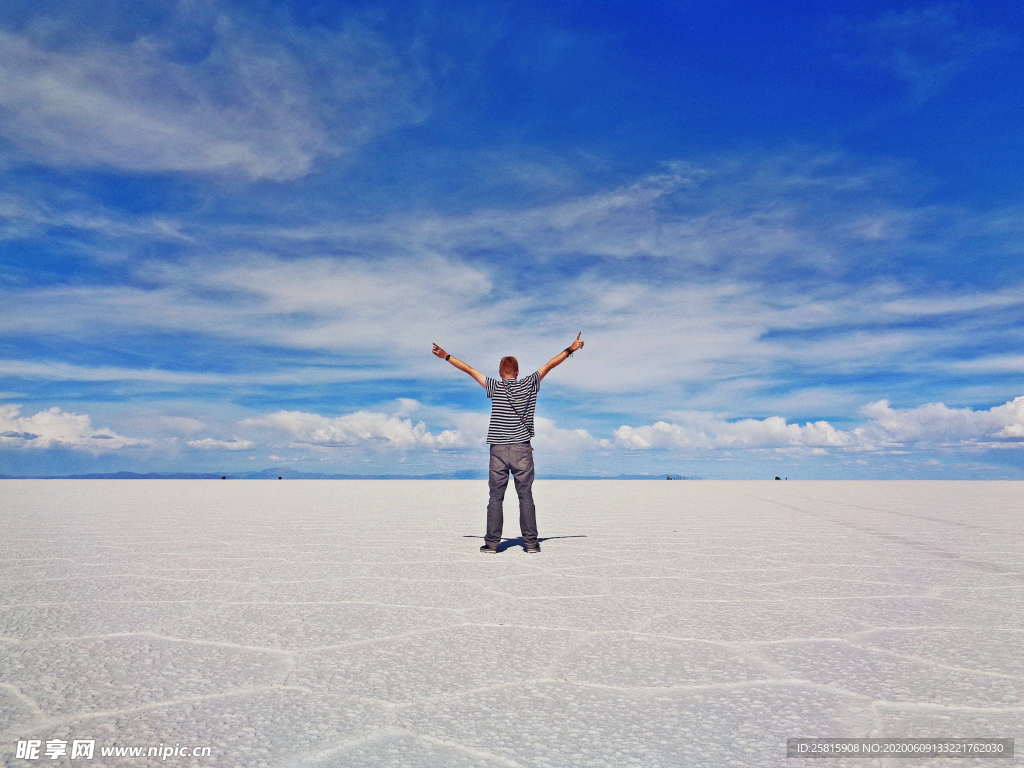 盐湖盐沼盐池盐块风景图片