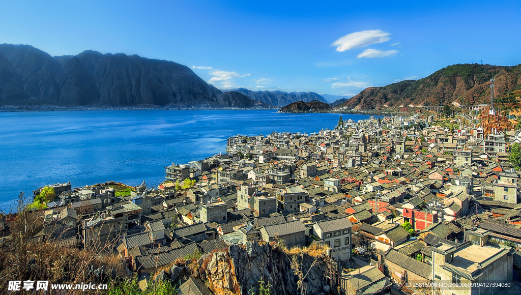 洱海湖泊风景图片