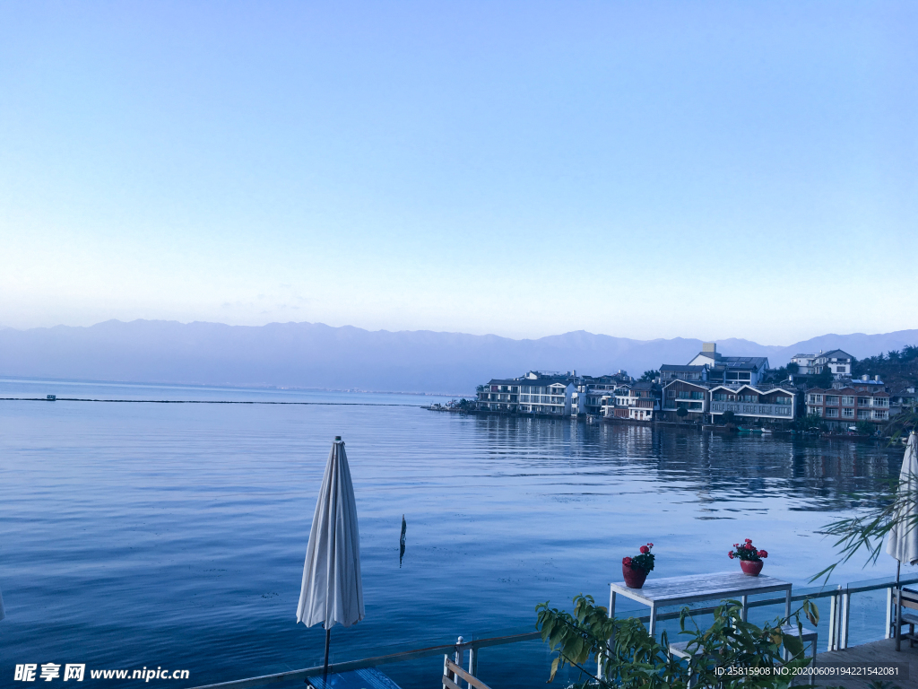 洱海湖泊风景图片