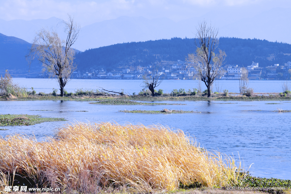 洱海湖泊风景图片