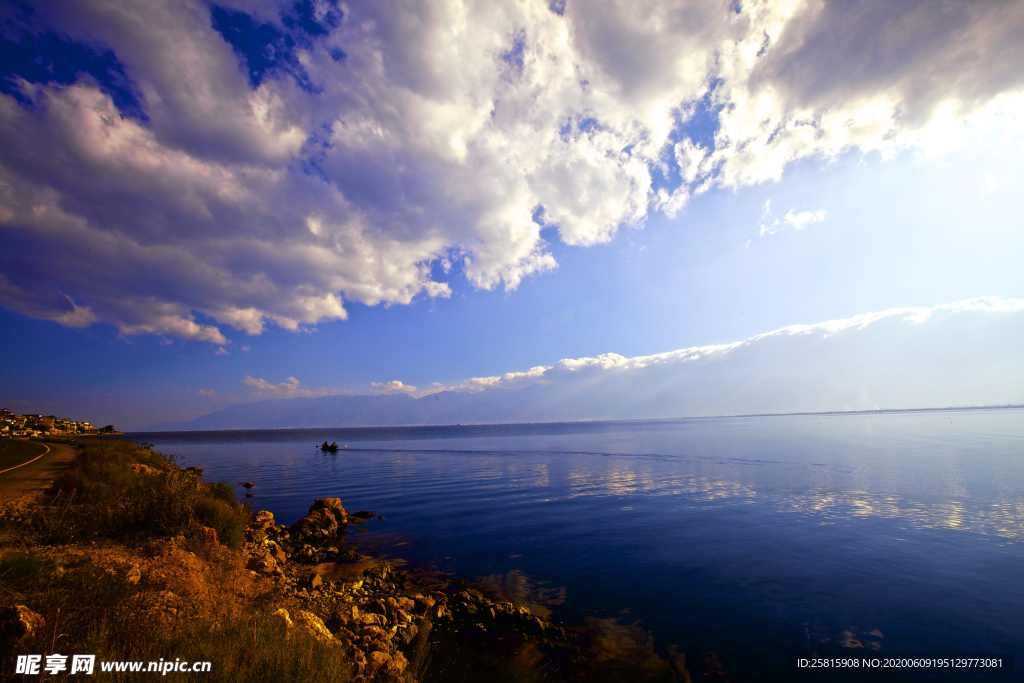 洱海湖泊风景图片