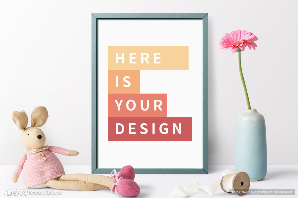 海报样机，海报实物效果图