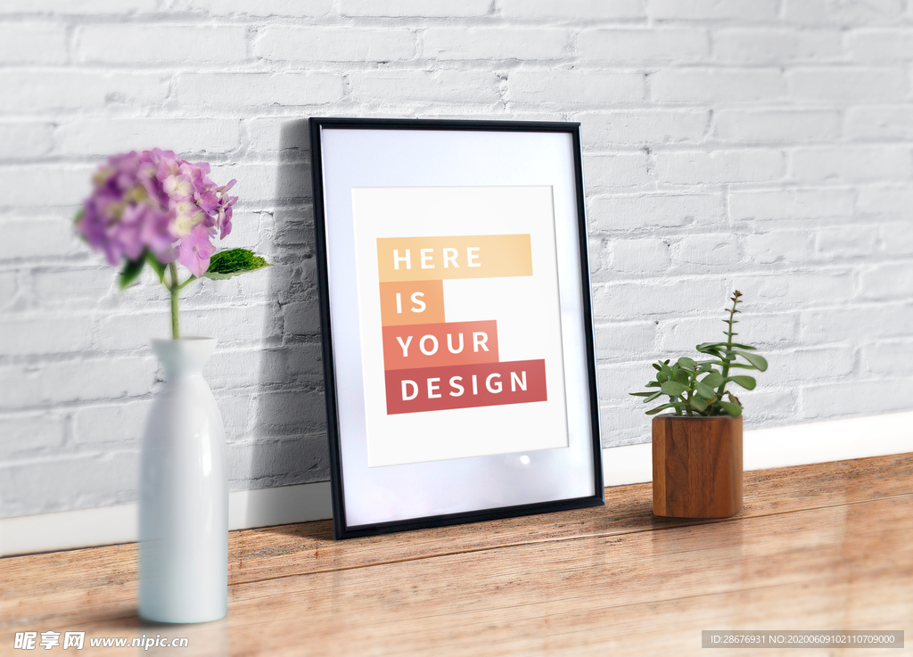 海报样机，海报实物效果图