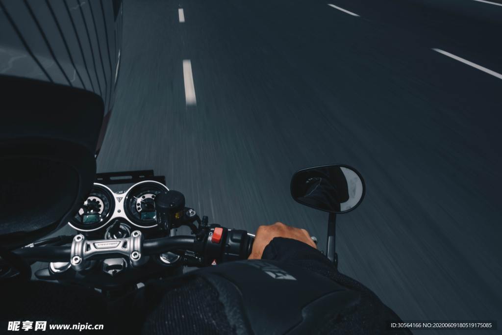 摩托车运动竞技比赛越野速度