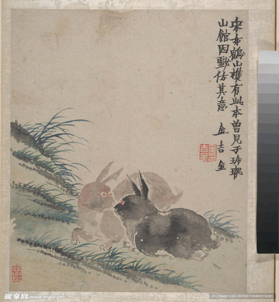 花鸟图国画图案