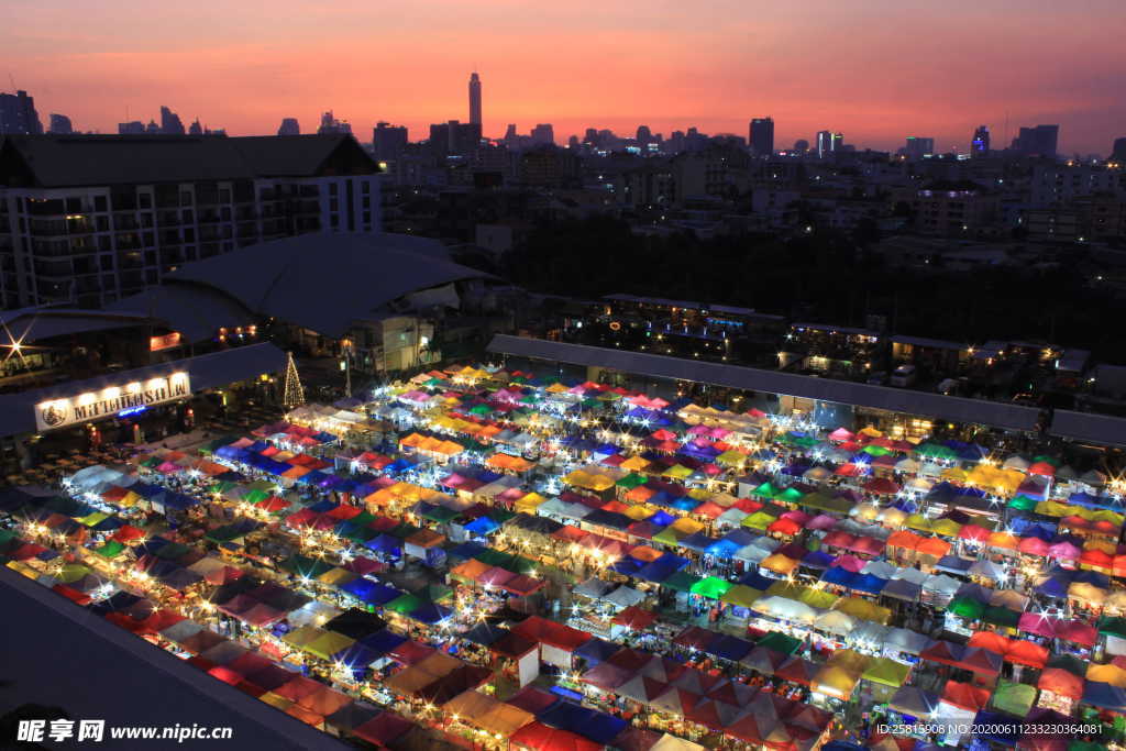 泰国曼谷建筑风景图
