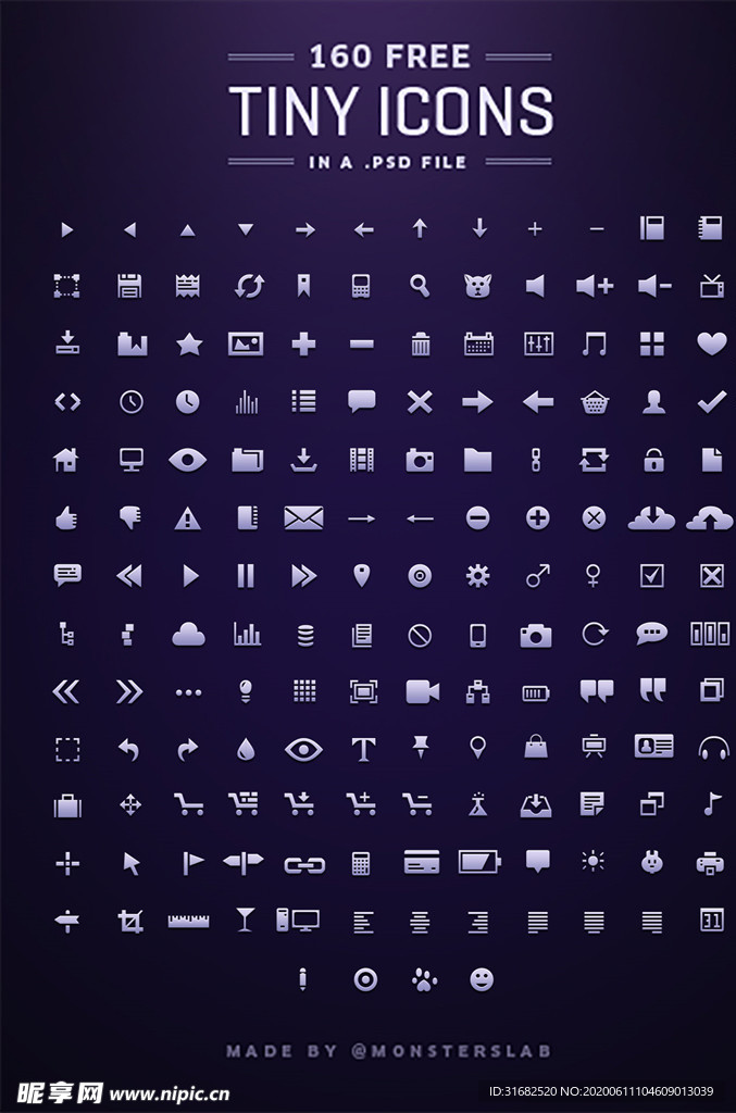 P160枚矢量图标icon