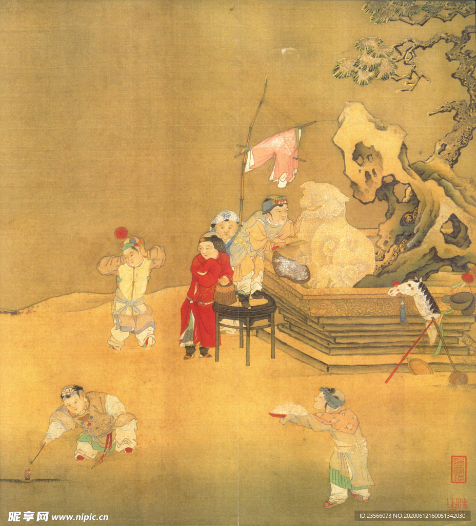 美景风景工笔画