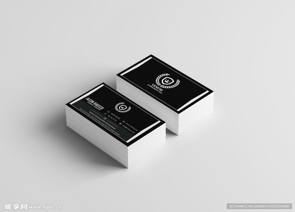 名片样机名片贴图logo智能图