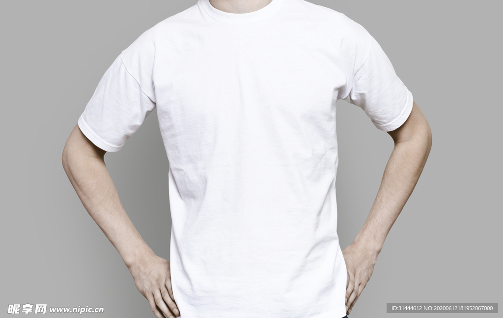 短袖T恤样机图片