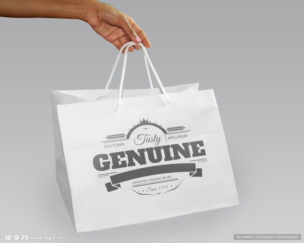 纸袋设计效果图