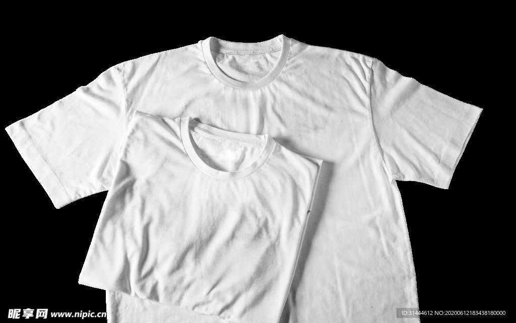 短袖T恤样机图片