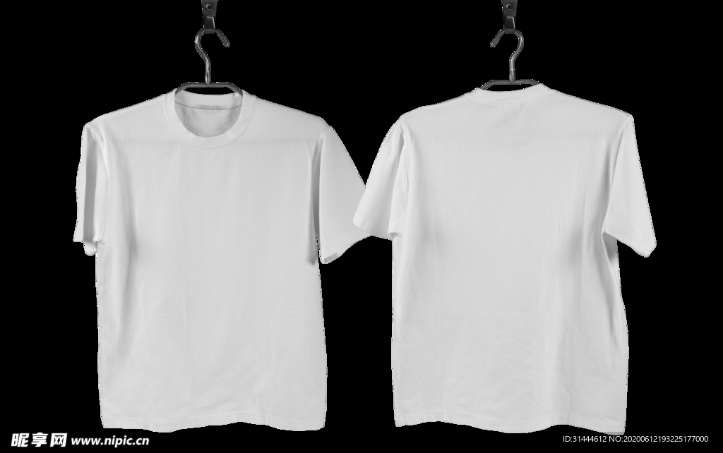 短袖T恤样机图片