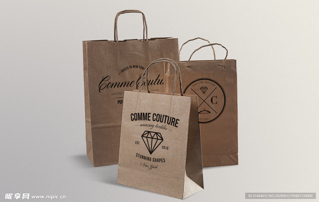 纸袋设计效果图