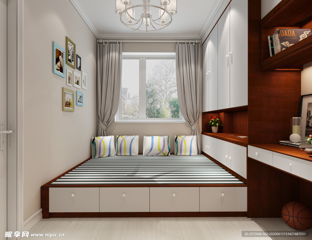 新中式卧室设计