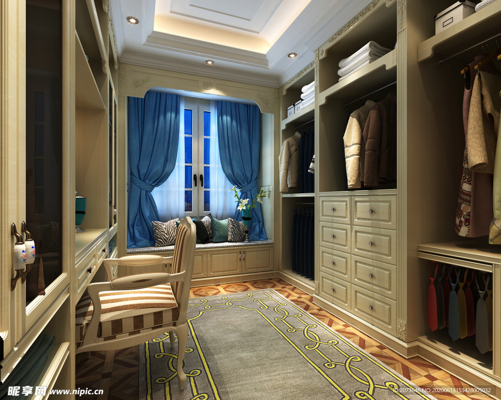 衣帽间化妆间装修设计