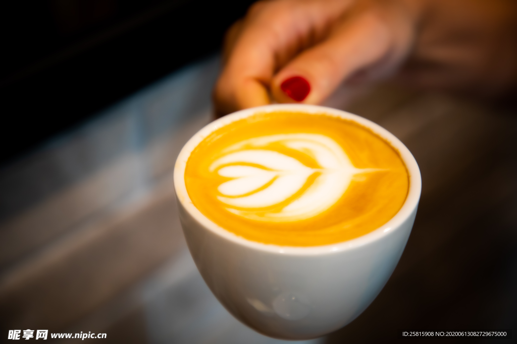 咖啡拉花花式咖啡图片